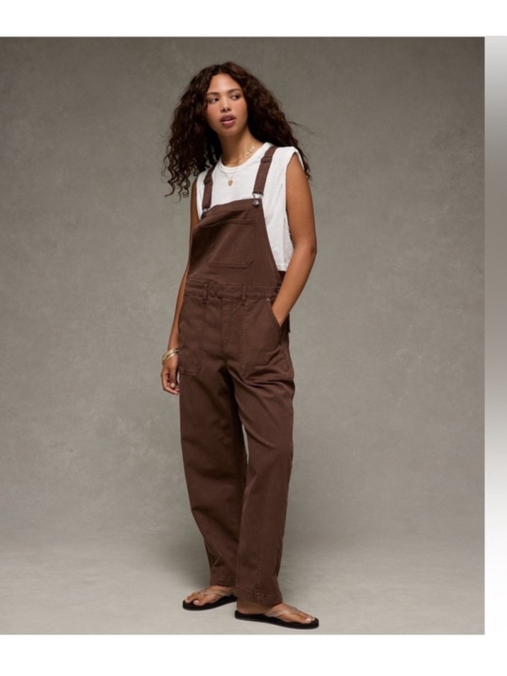 BROWN OVERALLS